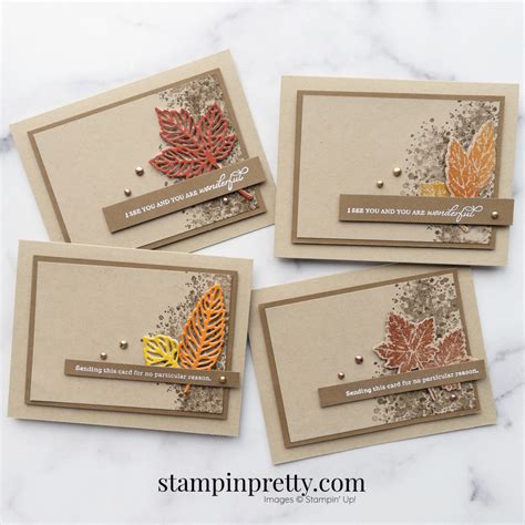 stampin  gorgeous leaves sketch