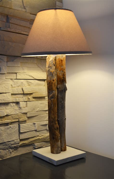 lampe bois flotte art  creation de meubles