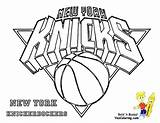 Coloring Pages Basketball Nba Logo Heat Stephen Curry Printable Sheets Miami Knicks York Teams Nets Print La Brooklyn Drawing City sketch template