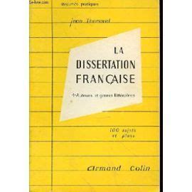 la dissertation francaise  auteurs  genres litteraires
