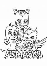 Heroes Pijama Pj Dibujos Pijamas Pyjamasque Coloriages Héroes Pyjamasques Catboy Gekko Héros Owlette Pianetabambini Disegni Colorare Ius sketch template