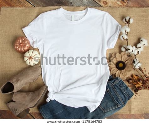 shirt mockup flat lay tshirt images stock  vectors shutterstock