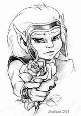Coloring Pages Adult Skywise Elfquest Printable sketch template