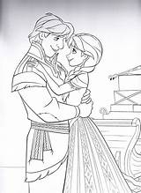 Frozen Coloring Pages Kristoff Getcolorings Disney sketch template