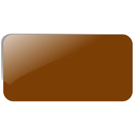 brown rectangle button panel png svg clip art  web  clip art png icon arts