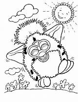 Furby Coloring Pages Cartoon Furbies Printable Color Sheets Sheet Print Character Kids Coloringpages1001 Tweet Back sketch template
