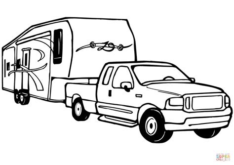 ford truck coloring page coloring home