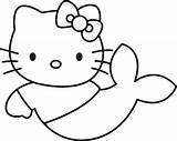 Coloring Kitty Hello Pages Face Popular sketch template