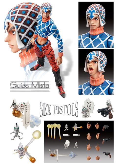 Super Action Statue Guido Mista And Sex Pistols My Anime