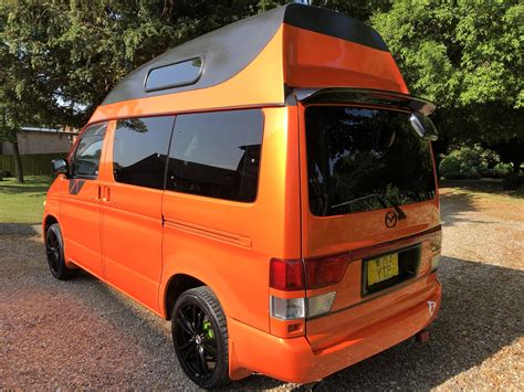 wreg mazda bongo camper van  berth  petrol automatic orange metallic dragonville