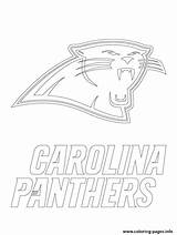 Panthers Carolina Logo Coloring Football Pages Printable Sport Print Nfl Color Sports sketch template