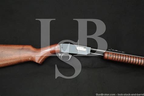 winchester model   short long lr takedown pump action rifle  cr lock stock barrel