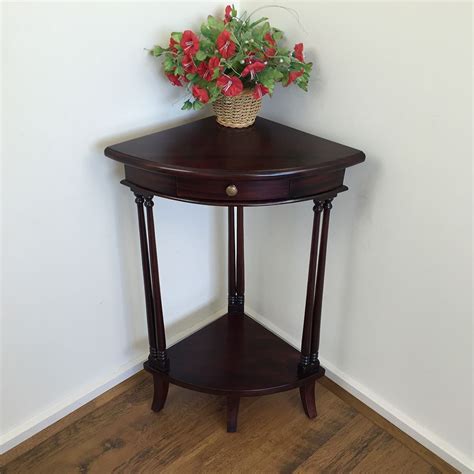 solid mahogany wood corner lamp table turendav australia antique reproduction furniture