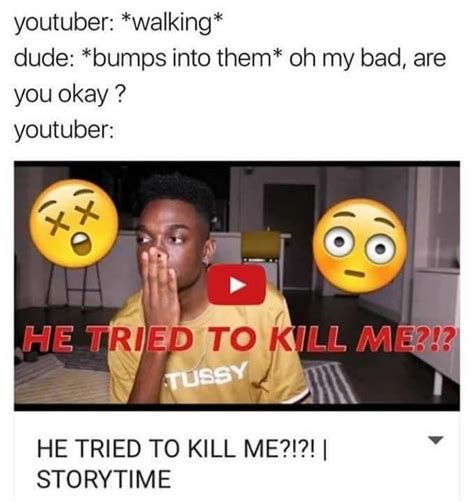 murder youtube storytime clickbait parodies know your meme