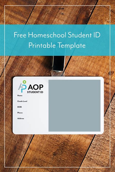 homeschool id cards printable kawevqquest
