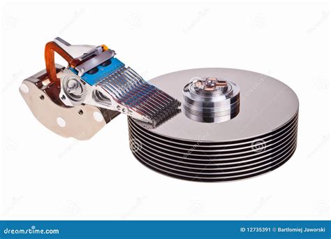 hard drive internal parts stock image image
