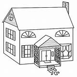 House Coloring School Houses Simple Drawing Easy Sketch Colouring Pages Paintingvalley Sheet Kids Drawings Building Size Coloringsky Printable Color Choose sketch template