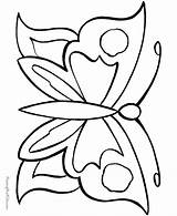 Butterfly Pages Coloring Sheets Colouring Printable Color Kids But Easy sketch template
