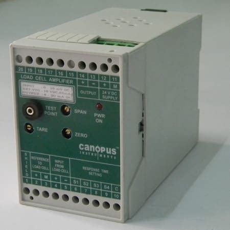 analog load cell amplifier canopus instruments