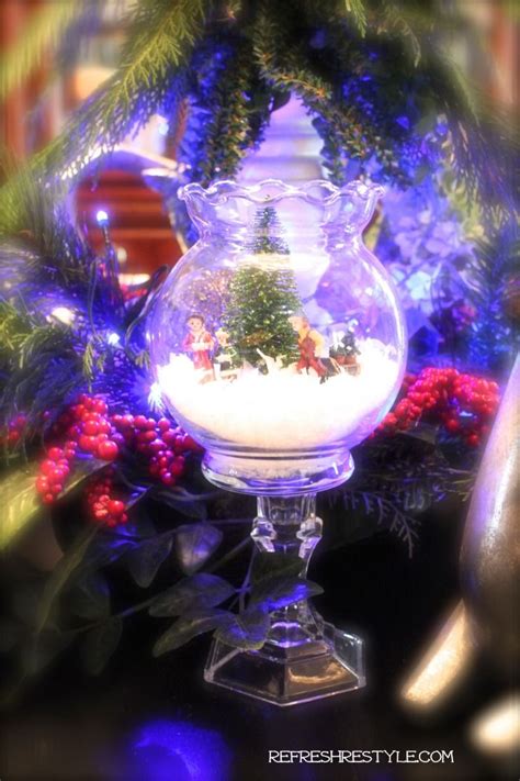 mini snow globe diy dollar tree christmas decor