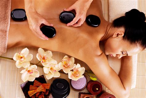 zen hot stone massage spa services and treatments