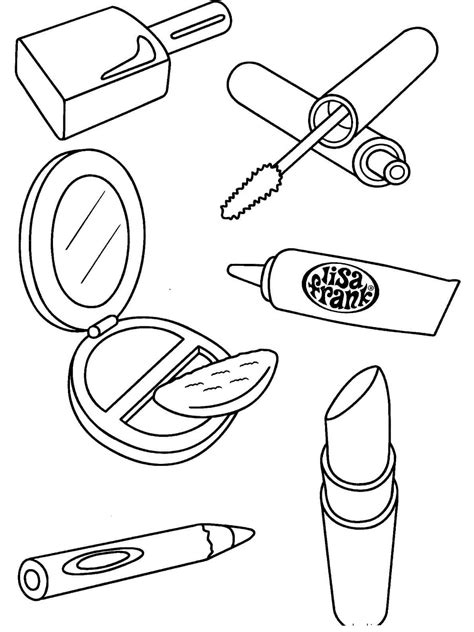 makeup  girl coloring page  printable coloring pages  kids