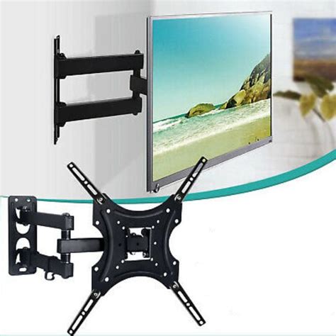 shop  smart tv  swivel tilt adjustable wall mount bracket black jumia uganda
