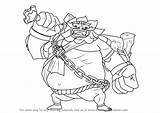 Zelda Breath Wild Legend Daruk Coloring Draw Pages Learn Drawing sketch template