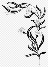 Flower Drawing Flowers Sampaguita Svg Abstract Clipart Silhouette Vector Line Frame Floral Outline Vine Petal Celtic Clip Border Symbol Divider sketch template