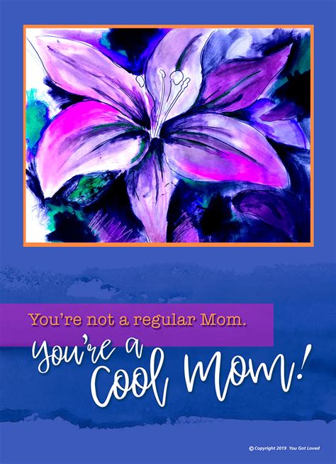 You Re A Cool Mom Inspiration Nation Digital Cards