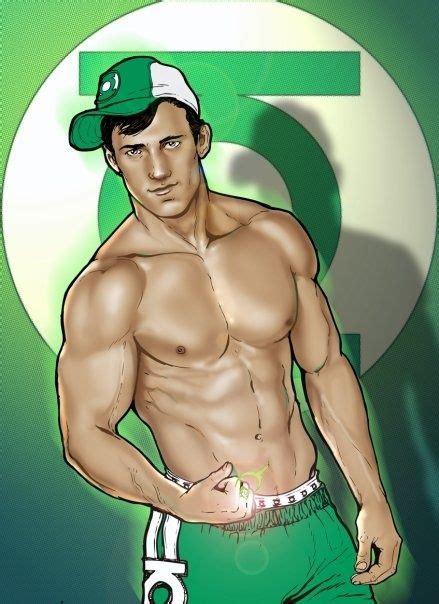 Men Graphic Art Green Lantern By Joe Phillips Cartoon