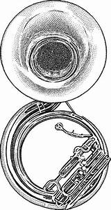 Tuba Sousaphone Drawing Paintingvalley sketch template