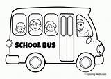 School Bus Template Printable Coloring Pages Kids Transportation Source sketch template