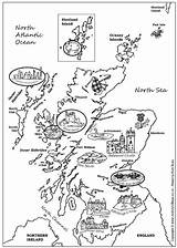 Scotland Colouring Map Coloring Pages Kids Burns Scottish Crafts Worksheet Activities St Morag Katie Worksheets Ness Night Andrews Flag Ecosse sketch template