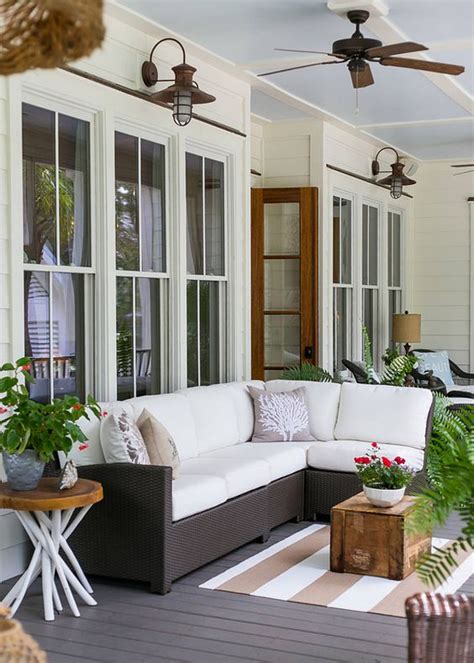 screened  roofed  porch decor ideas shelterness