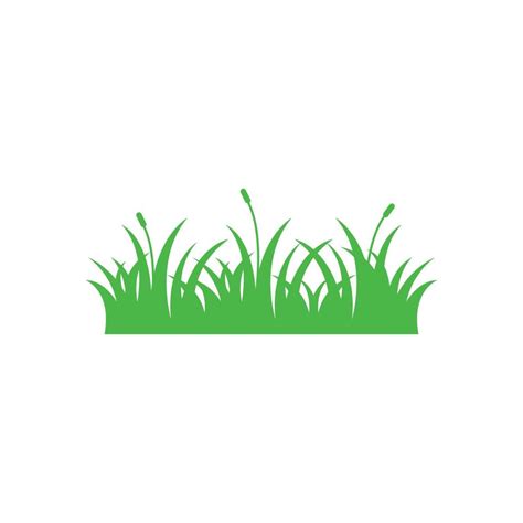 grass icon design template vector  vector art  vecteezy
