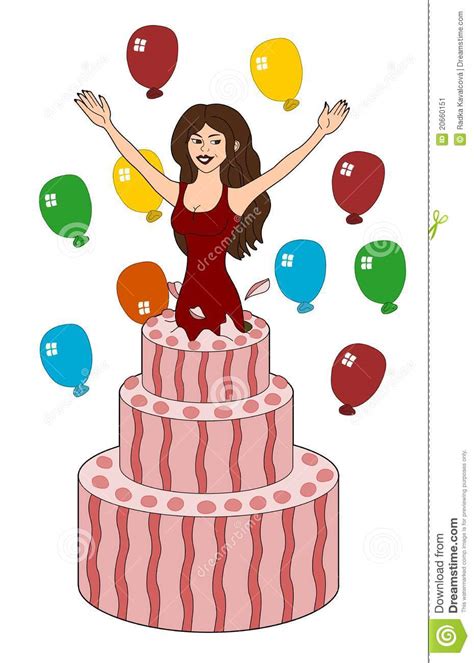 Happy Birthday Girl Cartoon Stock Image Image 20660151