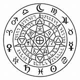 Astral Carta Symbole Sigil Esoterismos Occult Wiccan Wicca Witchcraft Symboles Magick Enochian X3cb Pagan Runic Meanings Alchemy Pentacle Sorcery Sorcellerie sketch template