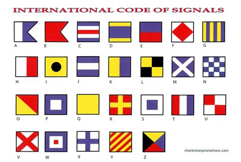 international code  signals decal charleston promotion