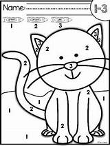 Number Color Numbers Sheets Practice Coloring Worksheets Cat Kindergarten Preschool Pages Math Printable Printables Teacherspayteachers Kids Para Colors Choose Board sketch template
