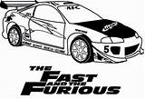 Furious Fast Car Coloring Eclipse Coloriage Pages Dessin Voiture Deviantart Printable Cars Colorier Clipart Skyline Colouring Color Course Drawing Furiosos sketch template