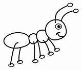 Ant Clipart Cartoon Drawing Coloring Cute Ants Top Outline Clip Sketch Vector Vectors Blogs Stock Animated Easy Hdclipartall Pic Drawings sketch template