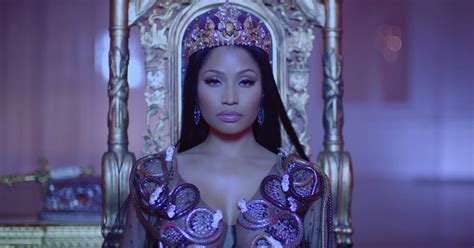 nicki minaj defends her queen of rap throne in no frauds music video