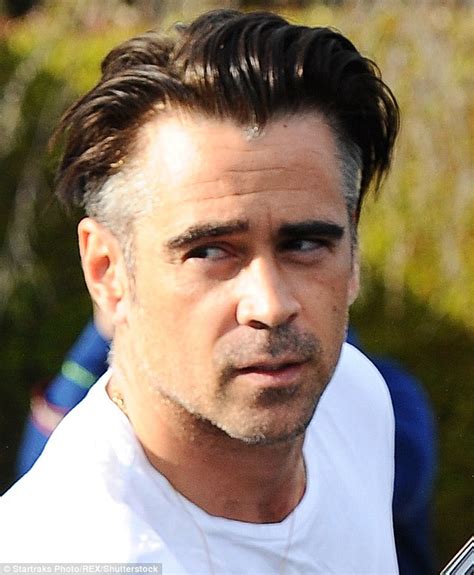 Colin Farrell Shows Off Slicked Back Hair In West Hollywood Daily