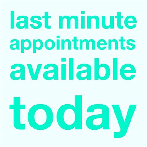 couple   minute appts  today   weekend   locations email