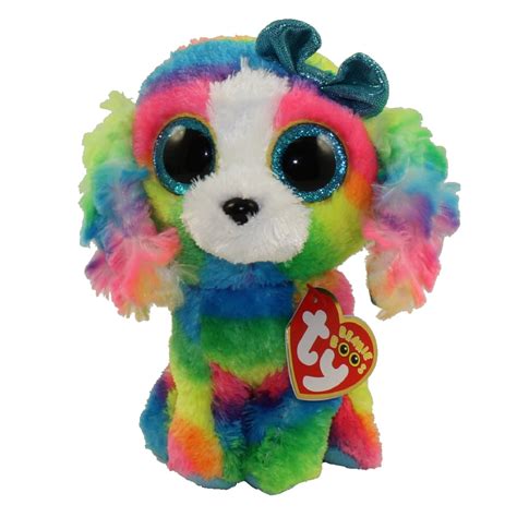 claires ty beanies girls ty beanie boo small lola  dog plush toy