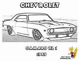 Coloring Camaro Chevrolet Pages Car Print Muscle Chevy Cars 1969 Drawing Dodge Hot Charger Old Rod Classic Clipart Drawings Sheets sketch template