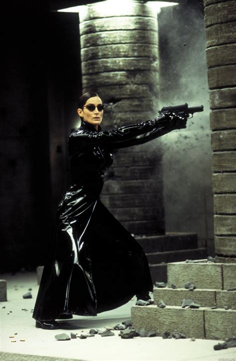 Celebrities Movies And Games Carrie Anne Moss As Trinity