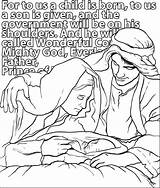 Mary Joseph Jesus Coloring Pages Baby Christmas Printable Color Getcolorings Print Getcoloringpages sketch template