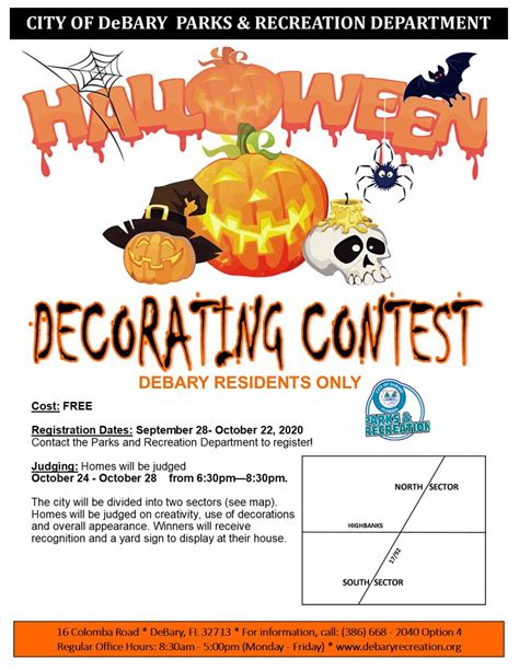 halloween decorating contest registration city of debary florida